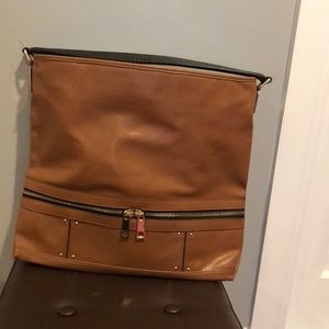 Brown over the shoulder handbag